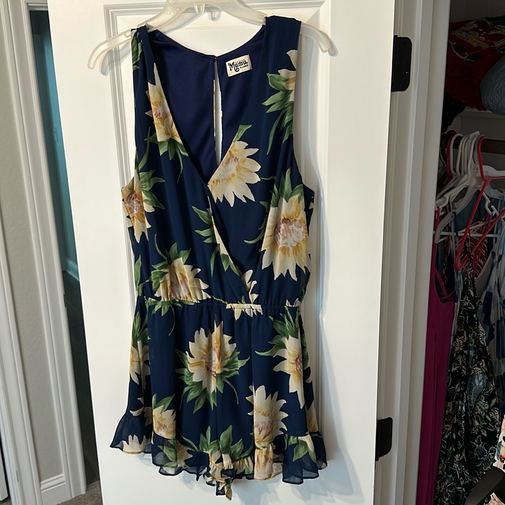 Show me your mumu sunflower riri romper size xl